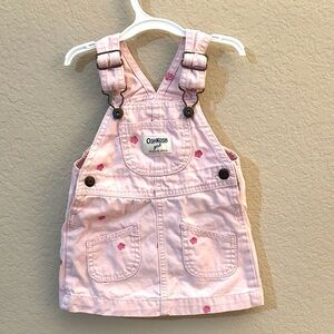OshKosh B'gosh Light Pink Overalls Dress